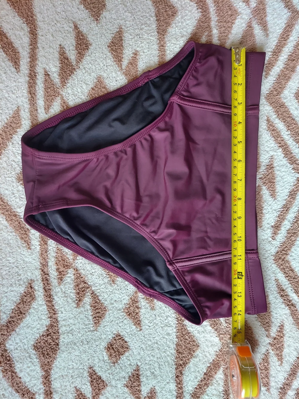 *NEW* Title Nine Tidal RAVE Tankini + High Waisted Bottoms Fig / Coral Color